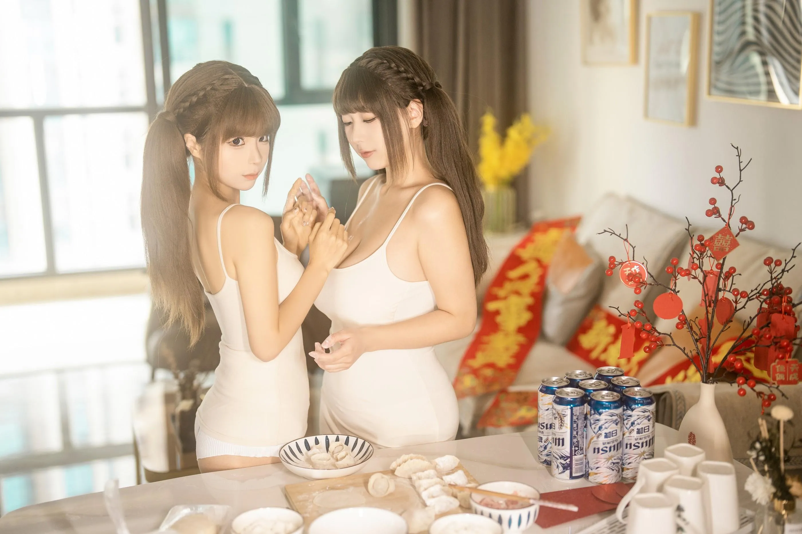 蠢沫沫 – NO.277 双人新年贺岁浅安安 [103P]插图7